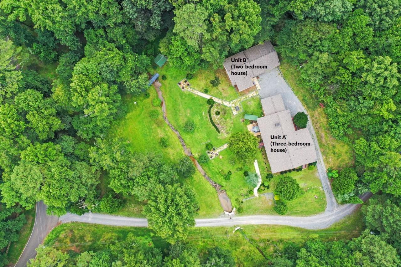 2 Separate Cabins Along A Peaceful Creek With Resort Amenities Ellijay Bagian luar foto